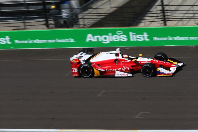 Carlos Munoz during practice for the Angie's List Grand Prix of Indianapolis -- Photo by: Bret Kelley