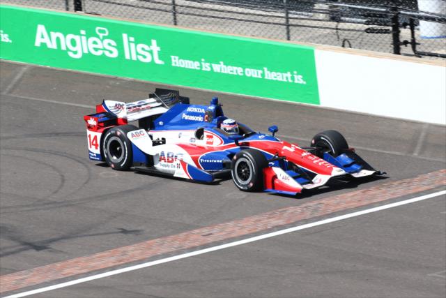 Takuma Sato during practice for the Angie's List Grand Prix of Indianapolis -- Photo by: Bret Kelley