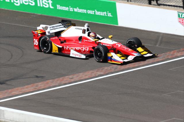 Carlos Munoz during practice for the Angie's List Grand Prix of Indianapolis -- Photo by: Bret Kelley
