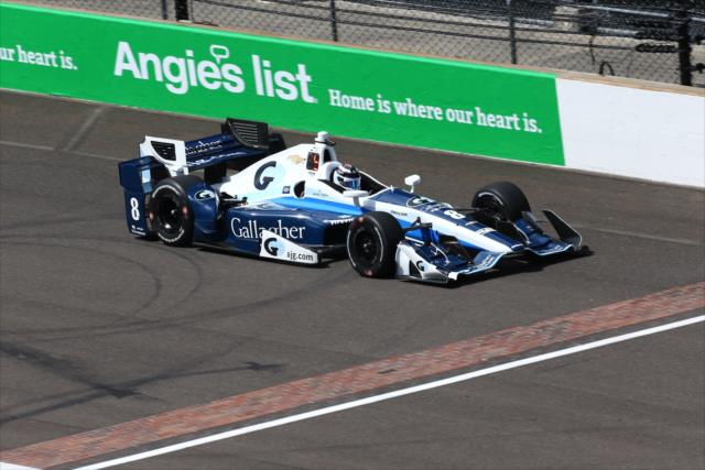 Max Chilton during practice for the Angie's List Grand Prix of Indianapolis -- Photo by: Bret Kelley