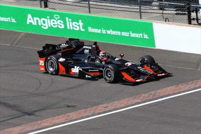 Alex Tagliani during practice for the Angie's List Grand Prix of Indianapolis -- Photo by: Bret Kelley