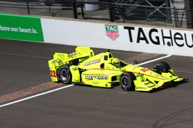 Simon Pagenaud during practice for the Angie's List Grand Prix of Indianapolis -- Photo by: Bret Kelley