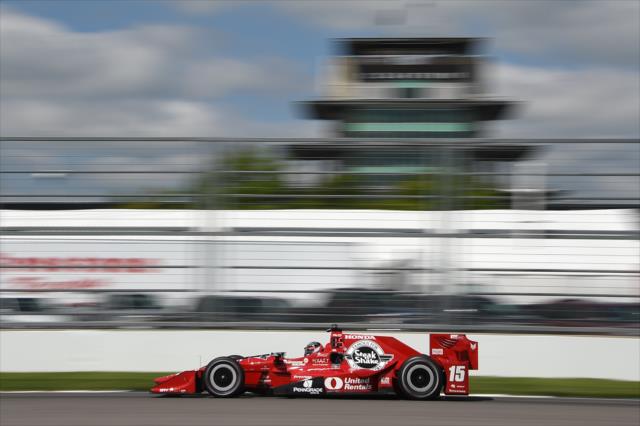 Graham Rahal during qualifying for the Angie's List Grand Prix of Indianapolis at the Indianapolis Motor Speedway -- Photo by: Chris Owens