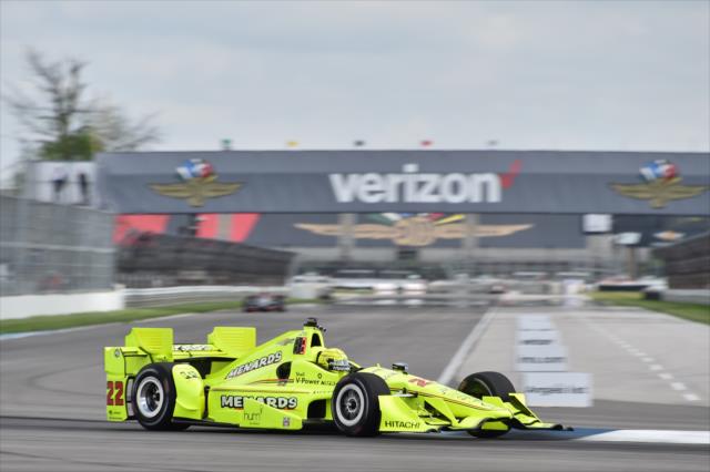 Simon Pagenaud during qualifying for the Angie's List Grand Prix of Indianapolis at the Indianapolis Motor Speedway -- Photo by: Chris Owens