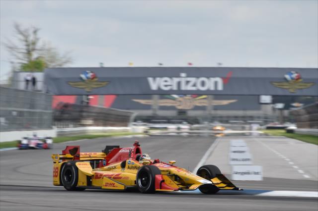 Ryan Hunter-Reay during qualifying for the Angie's List Grand Prix of Indianapolis at the Indianapolis Motor Speedway -- Photo by: Chris Owens