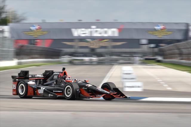 Alex Tagliani during qualifying for the Angie's List Grand Prix of Indianapolis at the Indianapolis Motor Speedway -- Photo by: Chris Owens