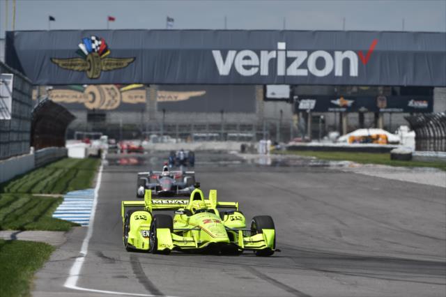 Simon Pagenaud during qualifying for the Angie's List Grand Prix of Indianapolis at the Indianapolis Motor Speedway -- Photo by: Chris Owens