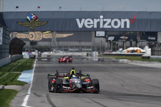 Sebastien Bourdais during qualifying for the Angie's List Grand Prix of Indianapolis at the Indianapolis Motor Speedway -- Photo by: Chris Owens