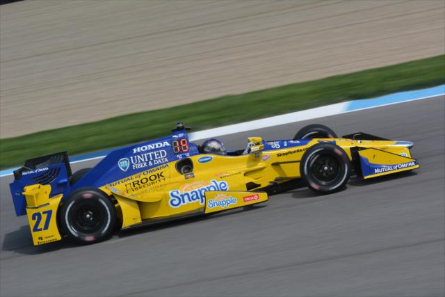 Marco Andretti during practice for the Angie's List Grand Prix of Indianapolis -- Photo by: Dana Garrett
