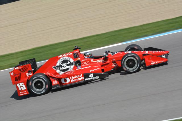 Graham Rahal during practice for the Angie's List Grand Prix of Indianapolis -- Photo by: Dana Garrett
