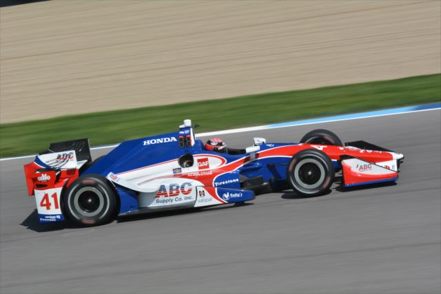 Jack Hawksworth during practice for the Angie's List Grand Prix of Indianapolis -- Photo by: Dana Garrett