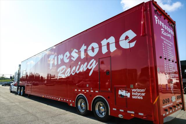 Firestone Racing trailer at IMS -- Photo by: David Yowe