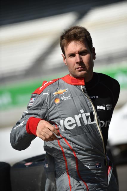 Will Power gets ready for practice at IMS -- Photo by: Eric Anderson
