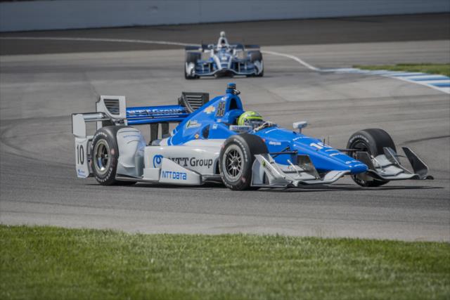 Tony Kanaan during practice for the Angie's List Grand Prix of Indianapolis -- Photo by: Forrest Mellott