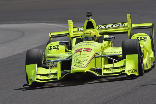 Simon Pagenaud during the Angie's List Grand Prix of Indianapolis qualifying. -- Photo by: John Cote