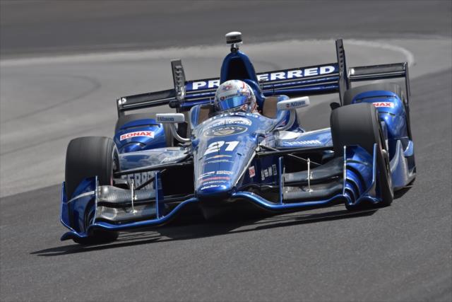 Josef Newgarden out for the Angie's List Grand Prix of Indianapolis qualifying. -- Photo by: John Cote
