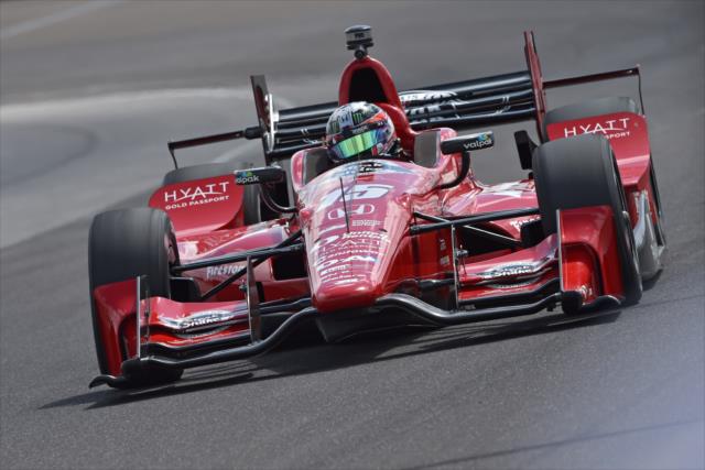 Graham Rahal during the Angie's List Grand Prix of Indianapolis qualifying run. -- Photo by: John Cote