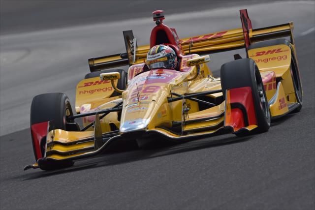 Ryan Hunter-Reay at Indianapolis Motor Speedway for the Angie's List Grand Prix of Indianapolis qualifying. -- Photo by: John Cote