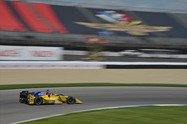 Marco Andretti qualifying for the Angie's List Grand Prix of Indianapolis. -- Photo by: John Cote