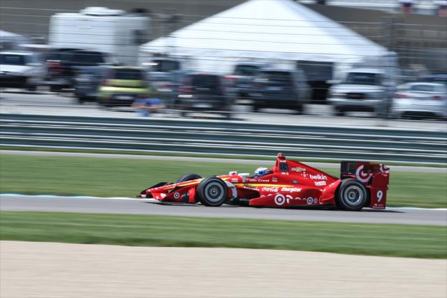 Ryan Hunter-Reay during practice for the Angie's List Grand Prix of Indianapolis -- Photo by: Joe Skibinski
