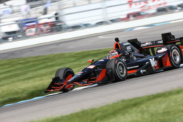 Alex Tagliani during practice for the Angie's List Grand Prix of Indianapolis -- Photo by: Joe Skibinski