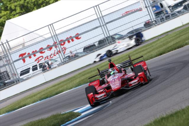 Graham Rahal during practice for the Angie's List Grand Prix of Indianapolis -- Photo by: Joe Skibinski