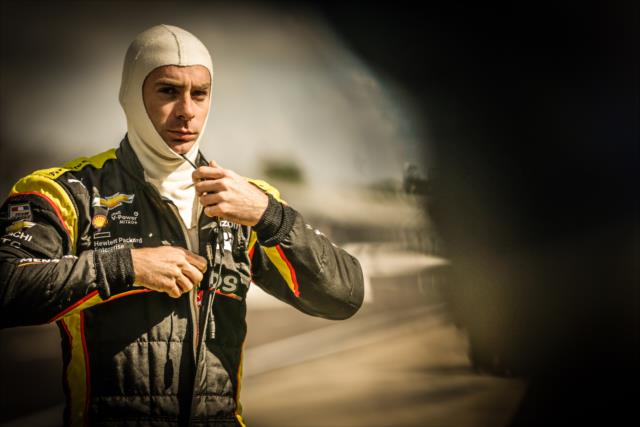 Simon Pagenaud during practice for the Angie's List Grand Prix of Indianapolis -- Photo by: Shawn Gritzmacher