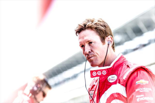 Scott Dixon during practice for the Angie's List Grand Prix of Indianapolis -- Photo by: Shawn Gritzmacher