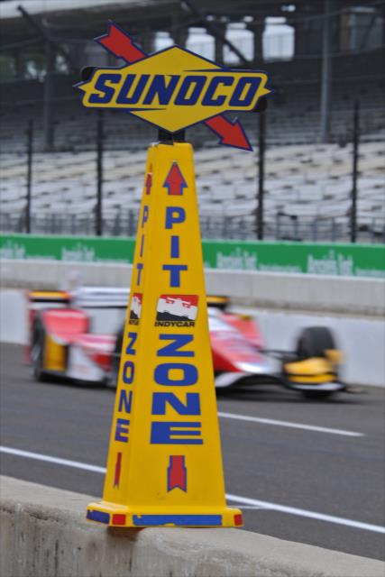 Carlos Munoz rolls out of pit lane during practice for the Angie's List Grand Prix of Indianapolis -- Photo by: Walter Kuhn