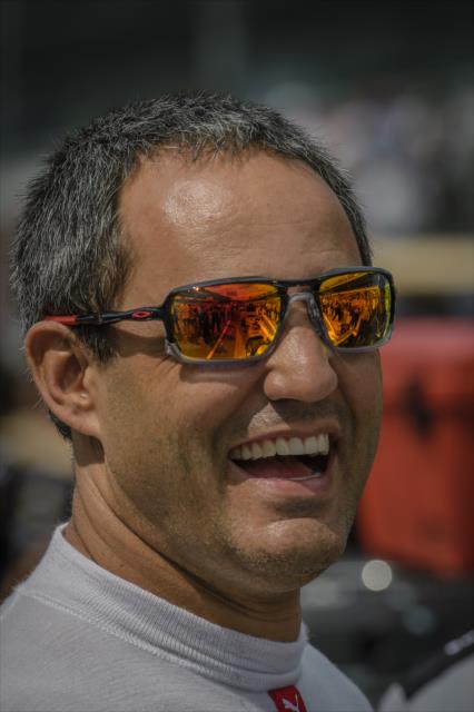 Juan Pablo Montoya during qualfications for the 100th Running of the Indy 500 presented by PennGrade Motor Oil -- Photo by: Forrest Mellott