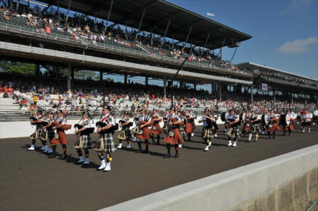 Parade of Bands during Pre-Race Ceremonies for the 100th Running of the Indy 500 presented by PennGrade Motor Oil -- Photo by: Eric McCombs