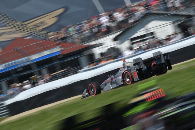 Will Power flies toward Turn 3 during the INDYCAR Grand Prix at the Indianapolis Motor Speedway -- Photo by: Chris Owens
