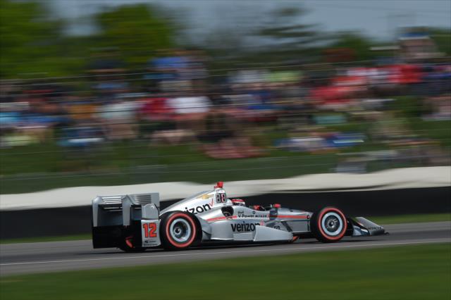 Will Power screams down the backstretch during the INDYCAR Grand Prix at the Indianapolis Motor Speedway -- Photo by: Chris Owens