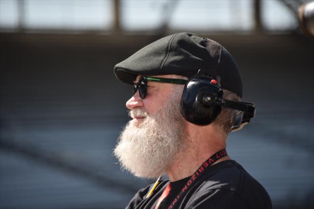 David Letterman looks on at the INDYCAR GP -- Photo by: Dana Garrett