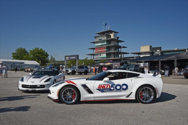 The Indy 500 Pace Car showcased in the IMS Midway -- Photo by: Jim Haines