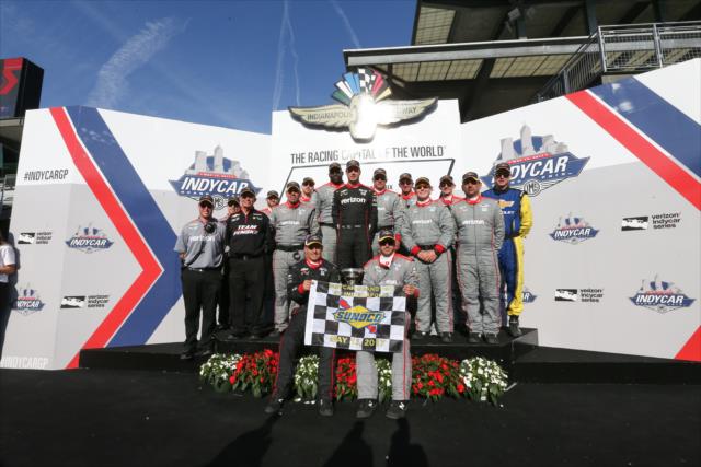 Will Power and Team Penske win the INDYCAR Grand Prix at the Indianapolis Motor Speedway -- Photo by: Joe Skibinski