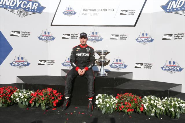 Will Power wins the INDYCAR Grand Prix at the Indianapolis Motor Speedway -- Photo by: Joe Skibinski