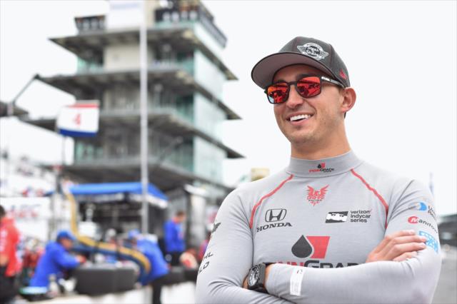 Graham Rahal prepares for Indianapolis 500 qualifying -- Photo by: Chris Owens