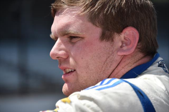 Conor Daly prepares for Indianapolis 500 qualifying -- Photo by: Dana Garrett