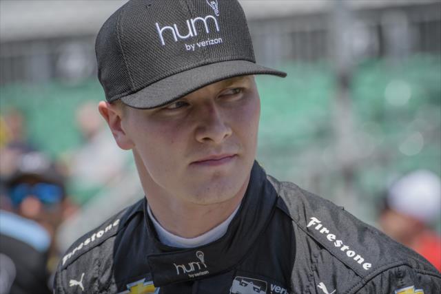 Josef Newgarden prior to qualifying for the Indianapolis 500 -- Photo by: Forrest Mellott