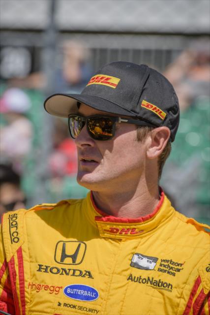 Ryan Hunter-Reay prepares for Indianapolis 500 qualifying -- Photo by: Forrest Mellott