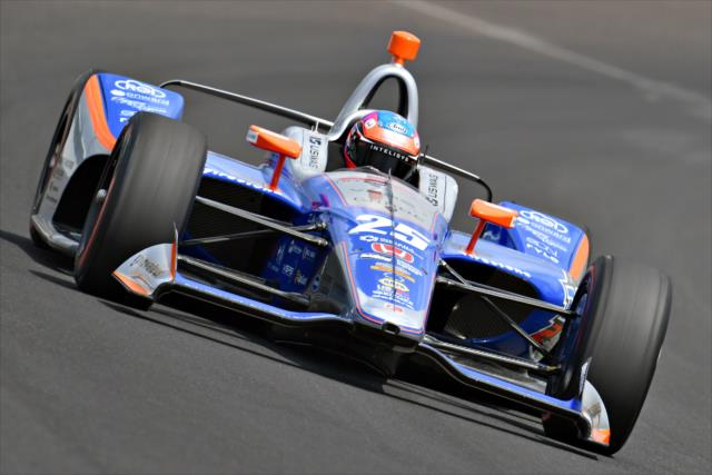 Stefan Wilson on his way to qualifying 23rd for the 102nd Indianapolis 500. -- Photo by: John Cote