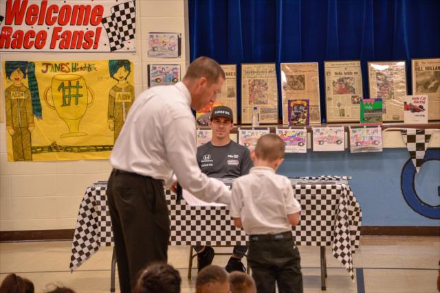 Indianapolis 500 Community Day School Visits - May 23, 2018 