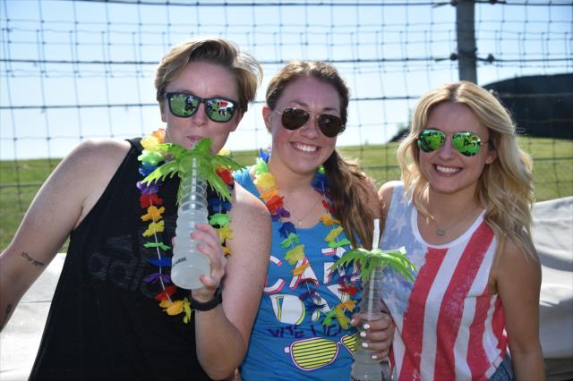 Fans gear up for Carb Day festivities at the Indianapolis Motor Speedway -- Photo by: Dana Garrett
