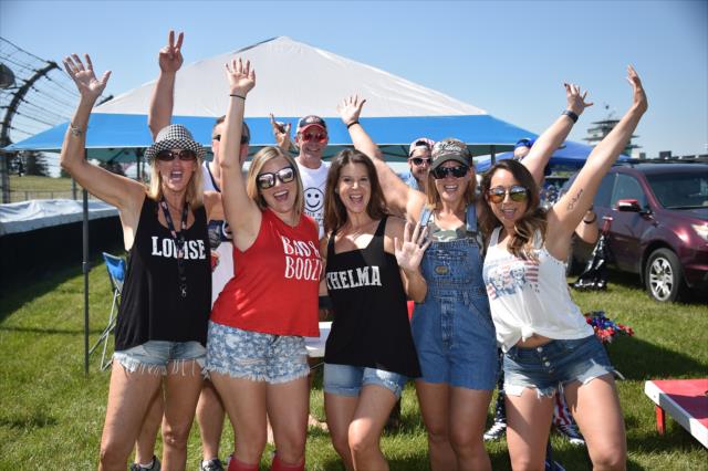 Fans get ready to party for Carb Day festivities at the Indianapolis Motor Speedway -- Photo by: Dana Garrett
