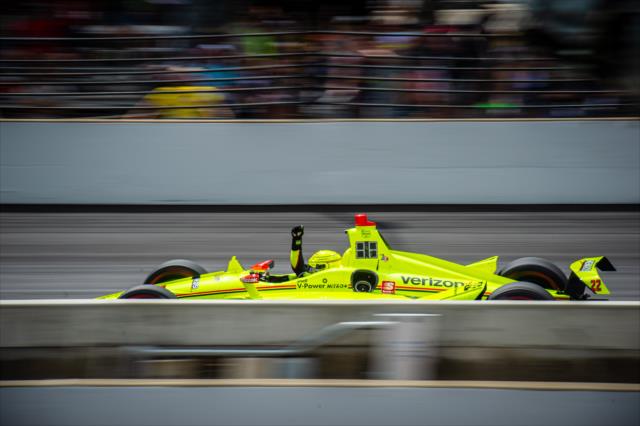 Simon Pagenaud in the 103rd Running of the Indianapolis 500 presented by Gainbridge -- Photo by: Karl Zemlin