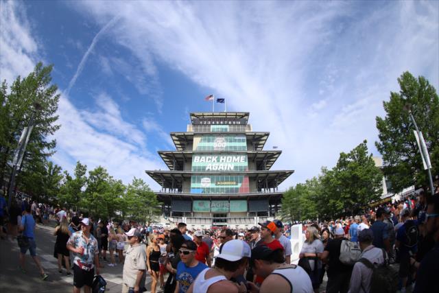 The Indianapolis Motor Speedway Pagoda prior to the 103rd Indianapolis 500 -- Photo by: Matt Fraver