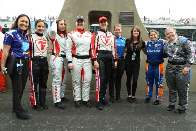 The many women of IndyCar racing -- Photo by: Matt Fraver
