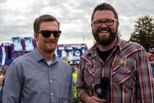 Dale Earnhardt Jr and Rutledge Wood hanging out at The Snake Pit. -- Photo by: Stephen King