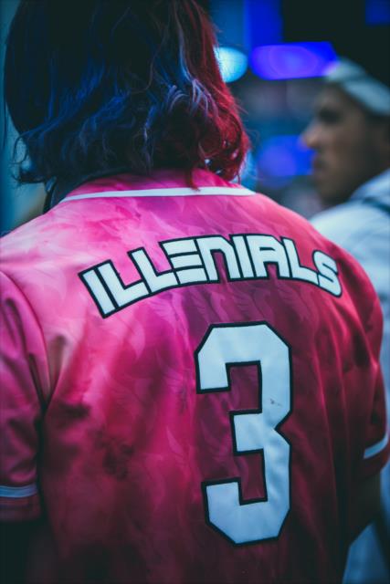 An Illenium fan at the Indy 500 Snake Pit presented by Coors Light -- Photo by: Stephen King